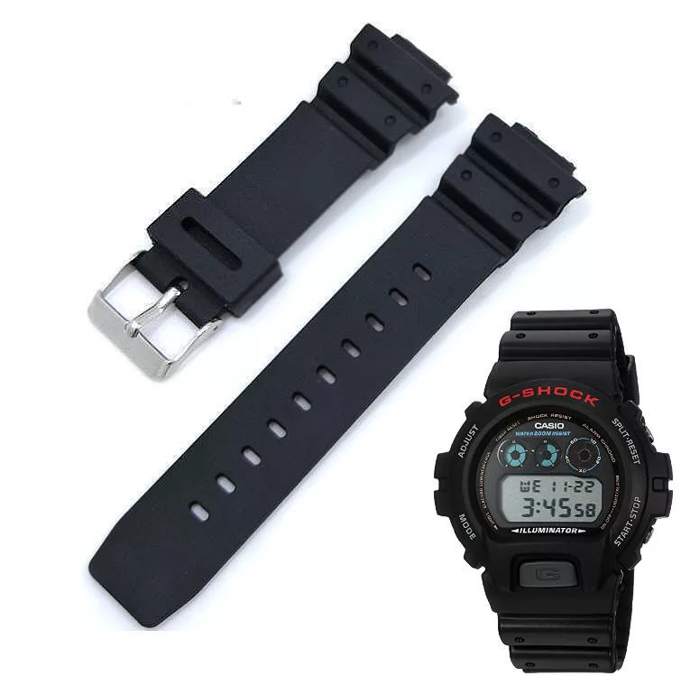 black-rubber strap